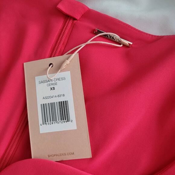 NWT $715 Alexis Sassari Shift Midi Dress Sz XS NEW Wedding Guest Cocktail Resort - Picture 5 of 15